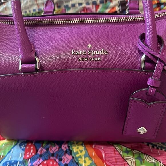 Kate Spade New York Devyn Medium Duffle Satchel Shoulder Bag Tote 👛 Bajarose - Picture 12 of 16